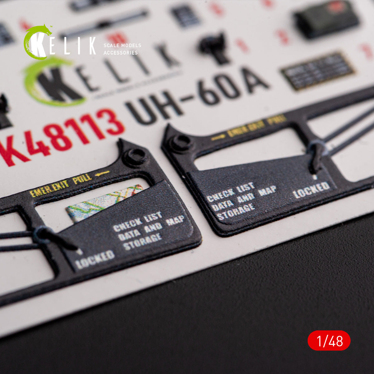 Kelik K3D48113 1:48 Sikorsky UH-60A Black Hawk