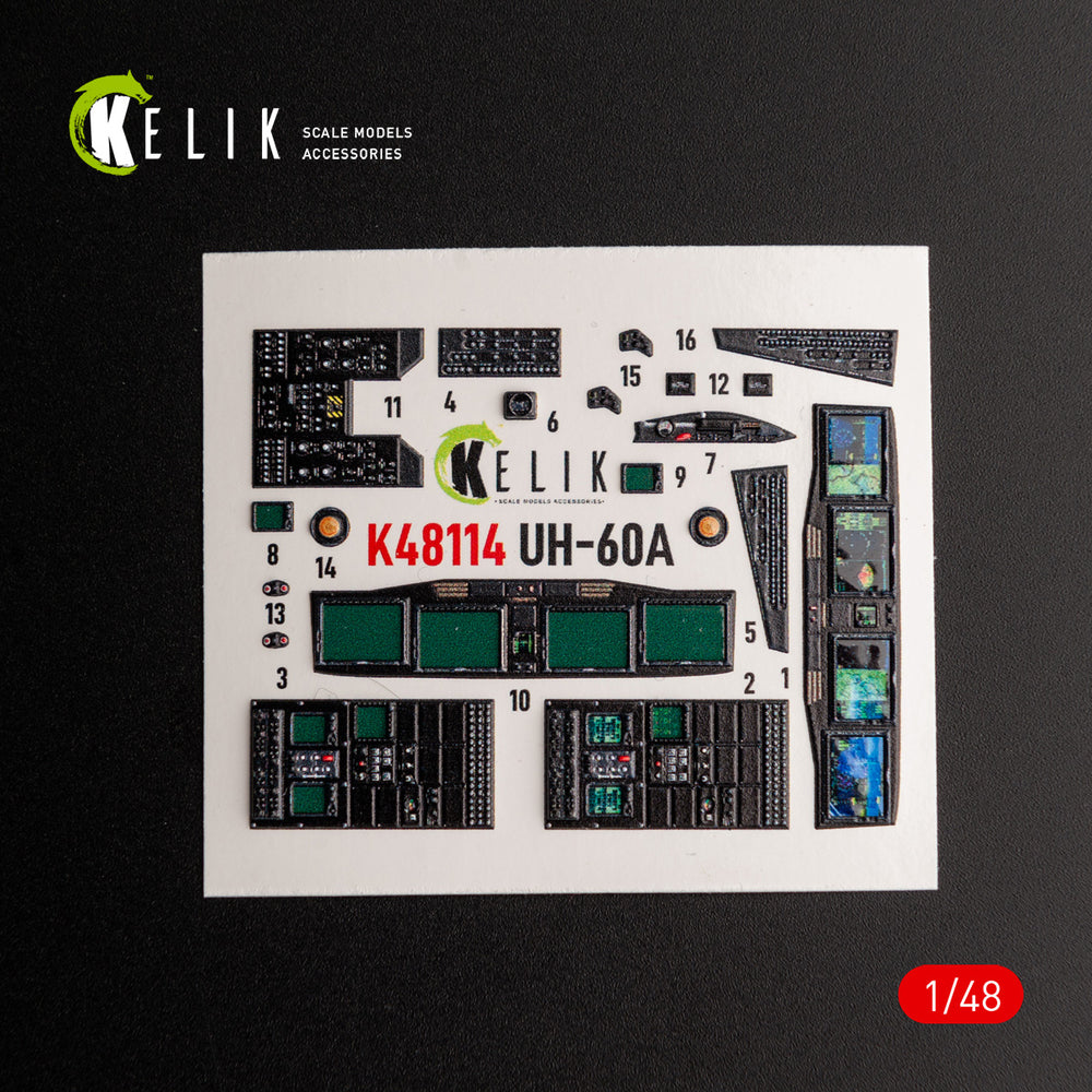 Kelik K3D48114 1:48 Sikorsky UH-60A Black Hawk