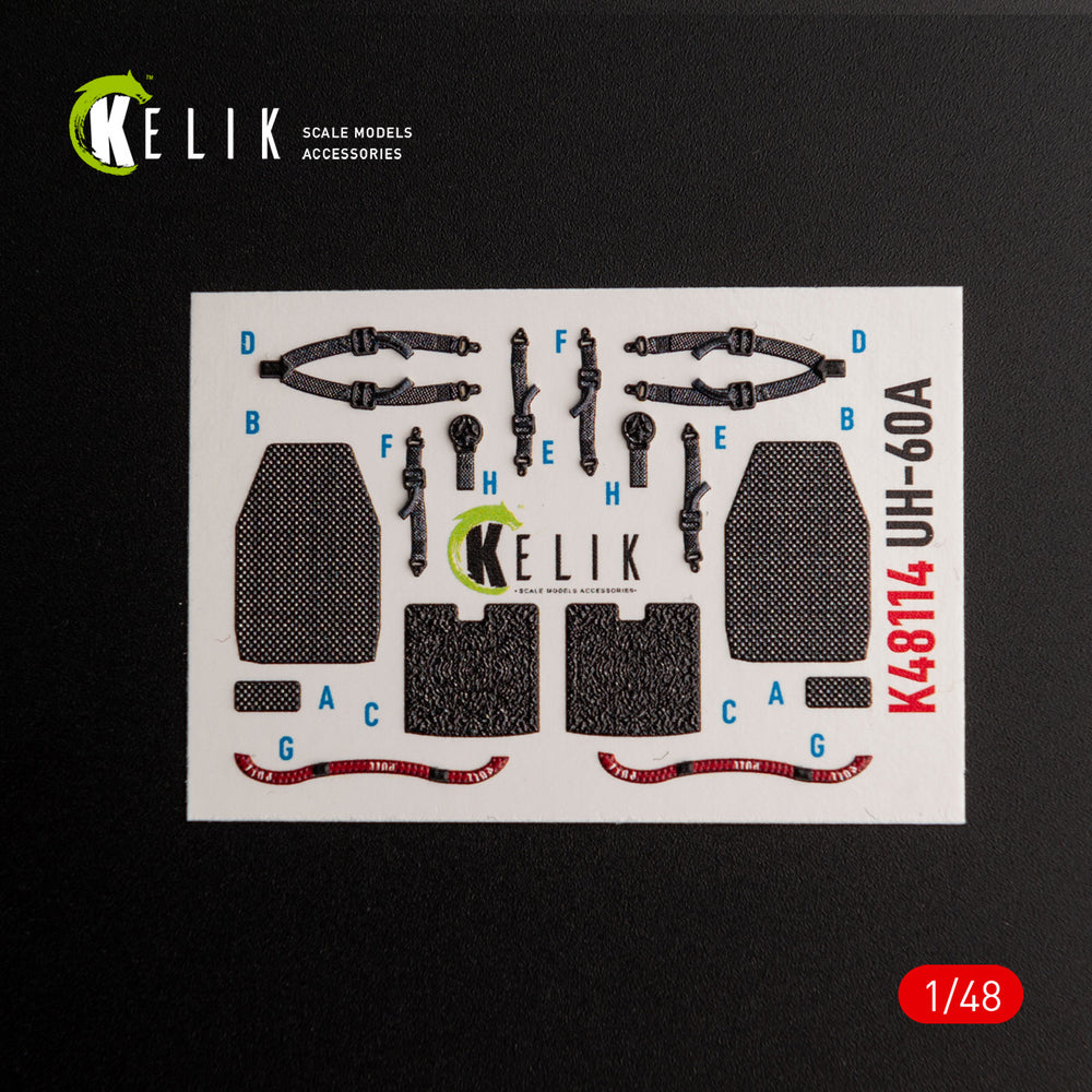 Kelik K3D48114 1:48 Sikorsky UH-60A Black Hawk