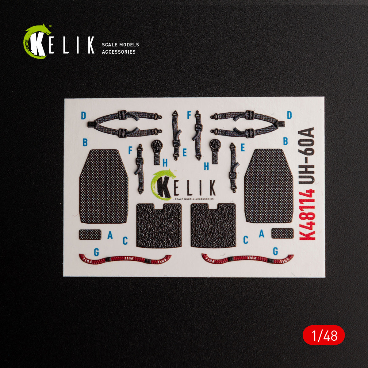 Kelik K3D48114 1:48 Sikorsky UH-60A Black Hawk