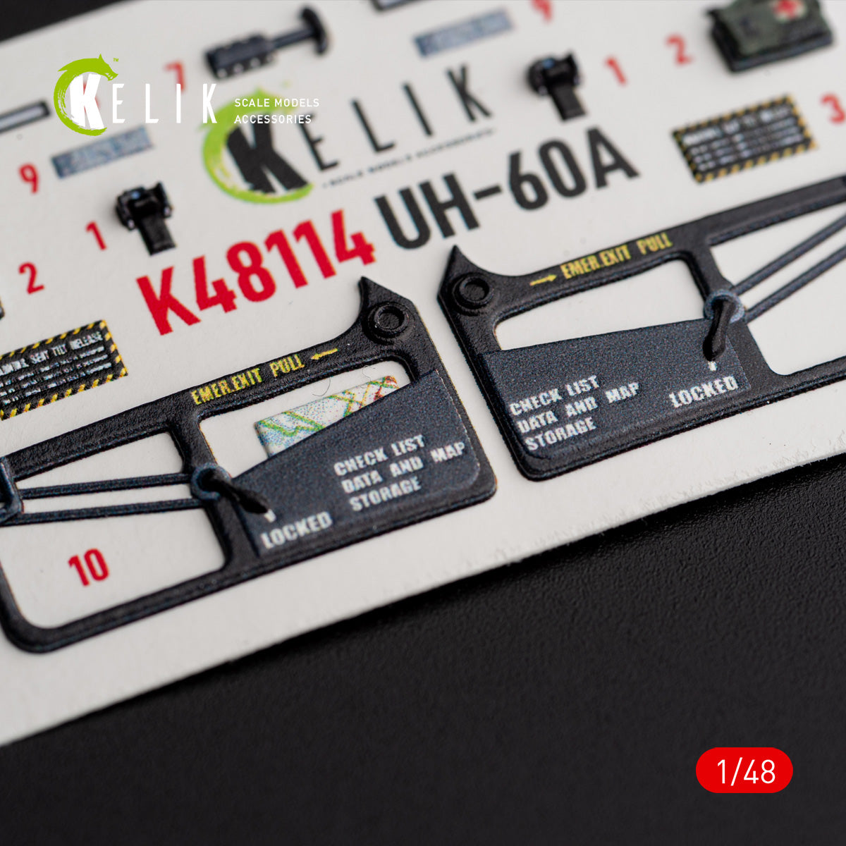 Kelik K3D48114 1:48 Sikorsky UH-60A Black Hawk