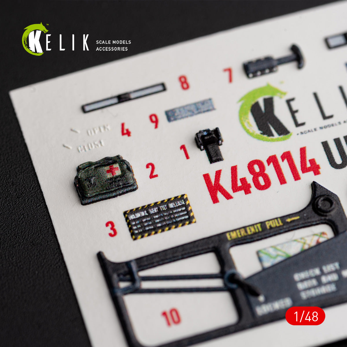 Kelik K3D48114 1:48 Sikorsky UH-60A Black Hawk