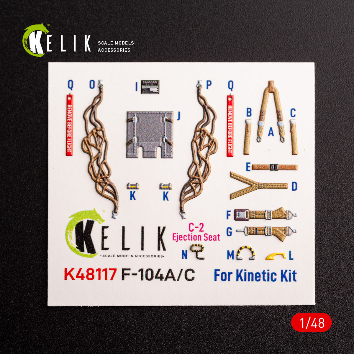 Kelik K3D48117 1:48 Lockheed F-104A/F-104C Starfighter