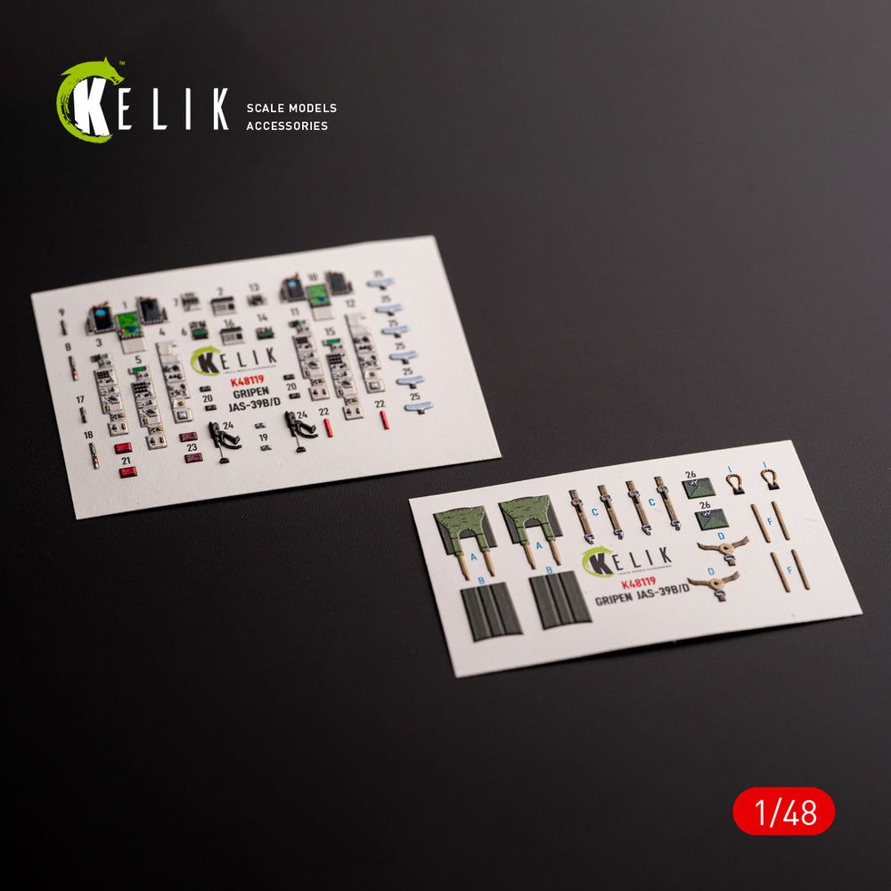 Kelik K3D48119 1:48 Jas-39 B/D