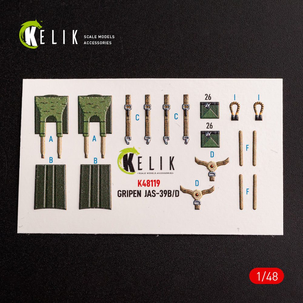 Kelik K3D48119 1:48 Jas-39 B/D