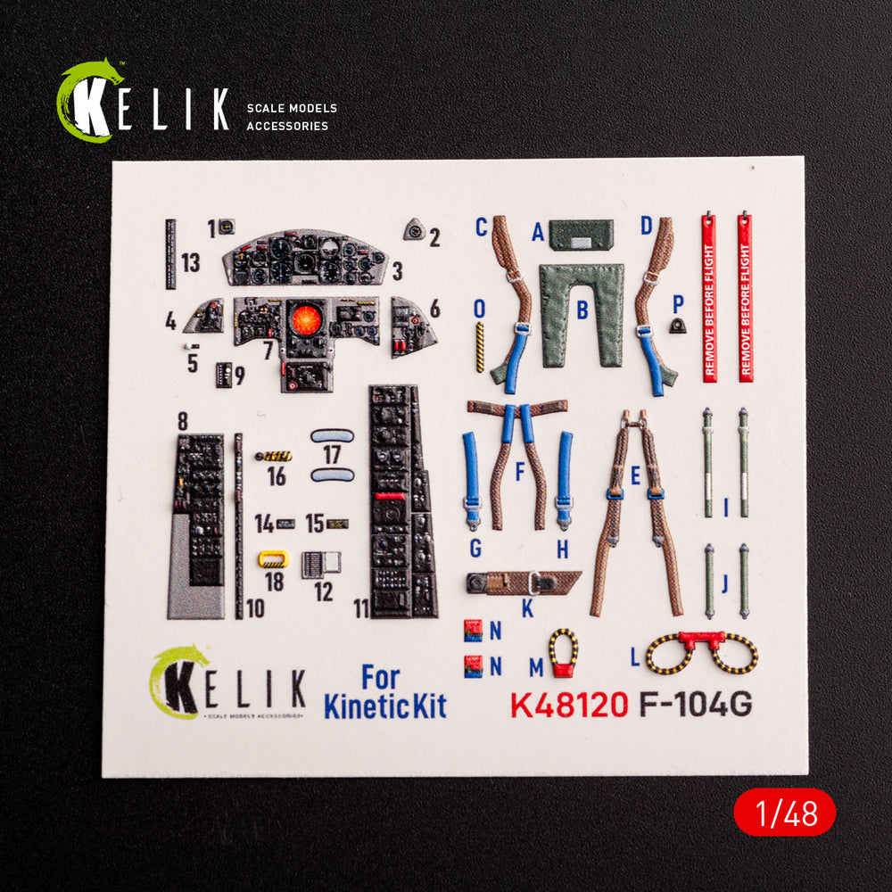 Kelik K3D48120 1:48 Lockheed F-104G