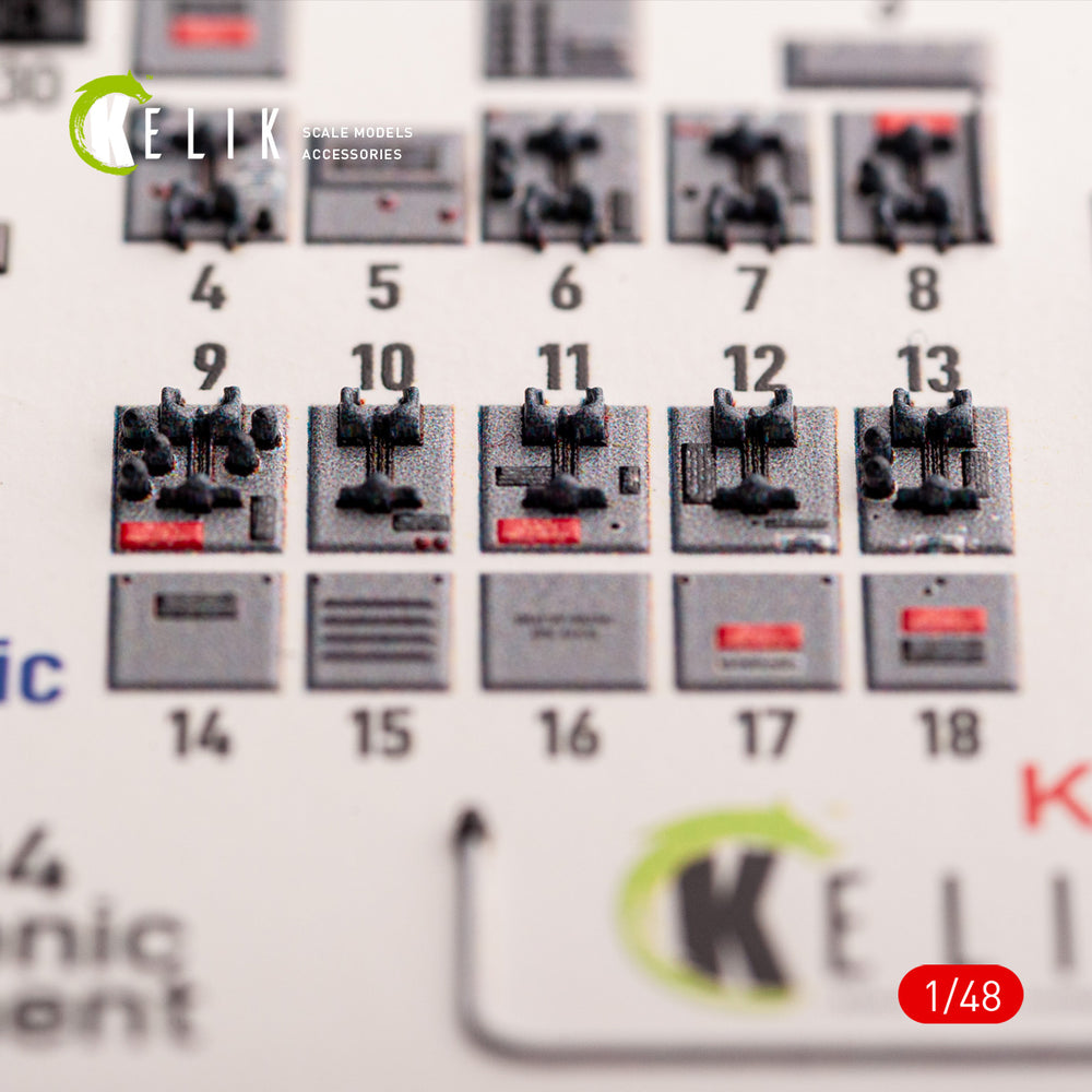 Kelik K3D48121 1:48 Lockheed F-104 series Electrical Equipment