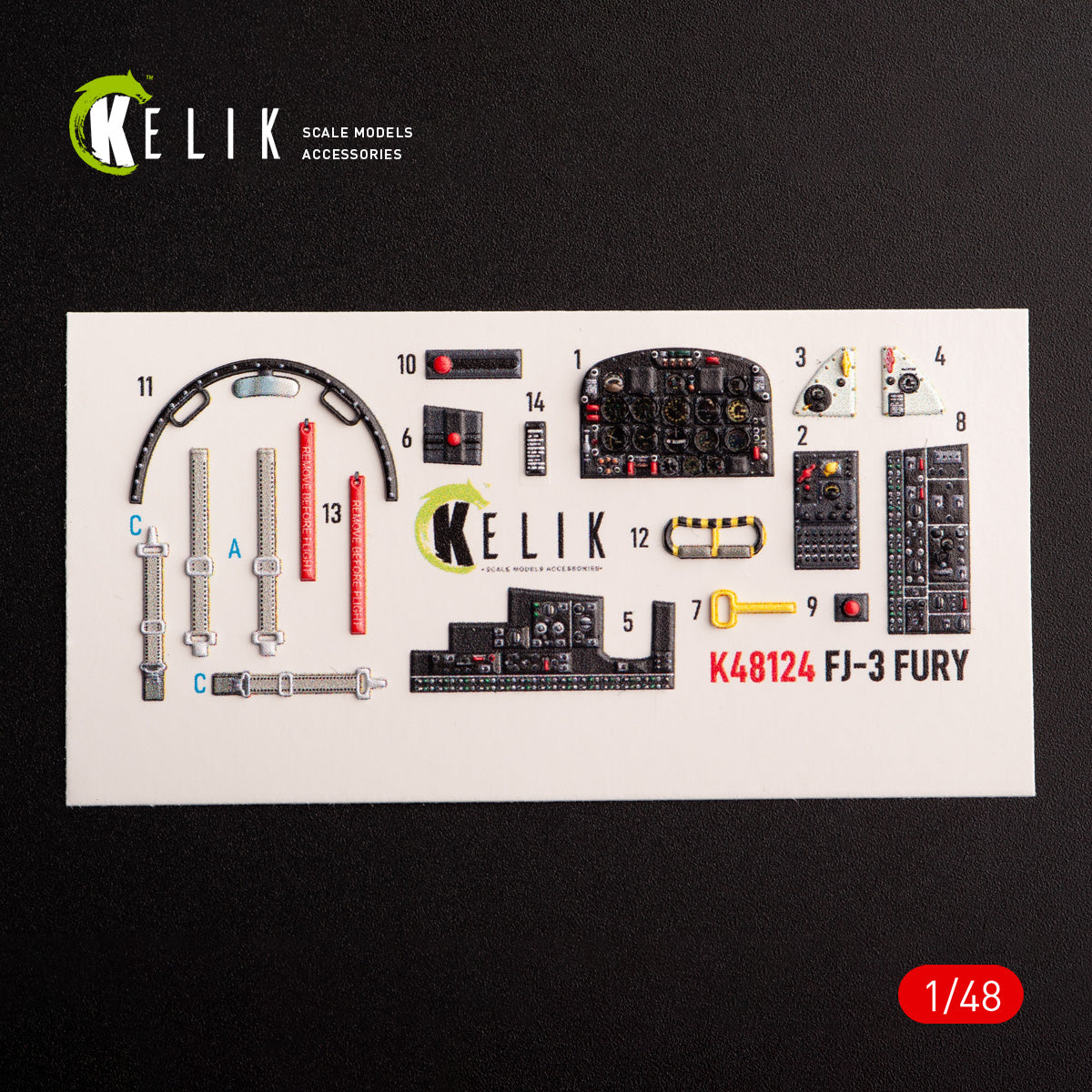 Kelik K3D48124 1:48 FJ-3