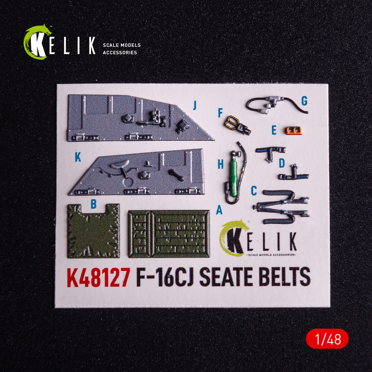 Kelik K3D48127 1:48 Lockheed-Martin F-16CJ Fighting Falcon