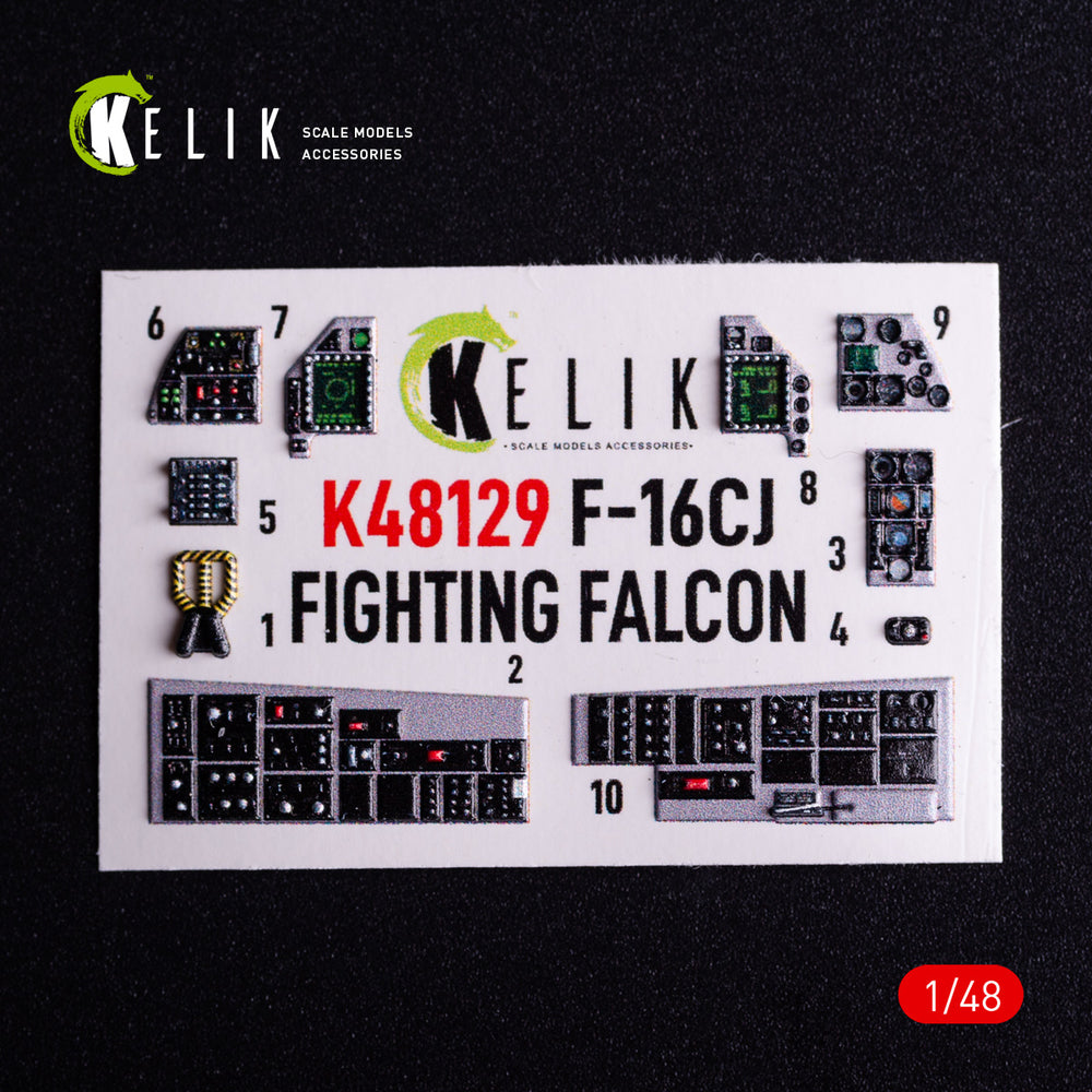 Kelik K3D48129 1:48 Lockheed-Martin F-16CJ Fighting Falcon