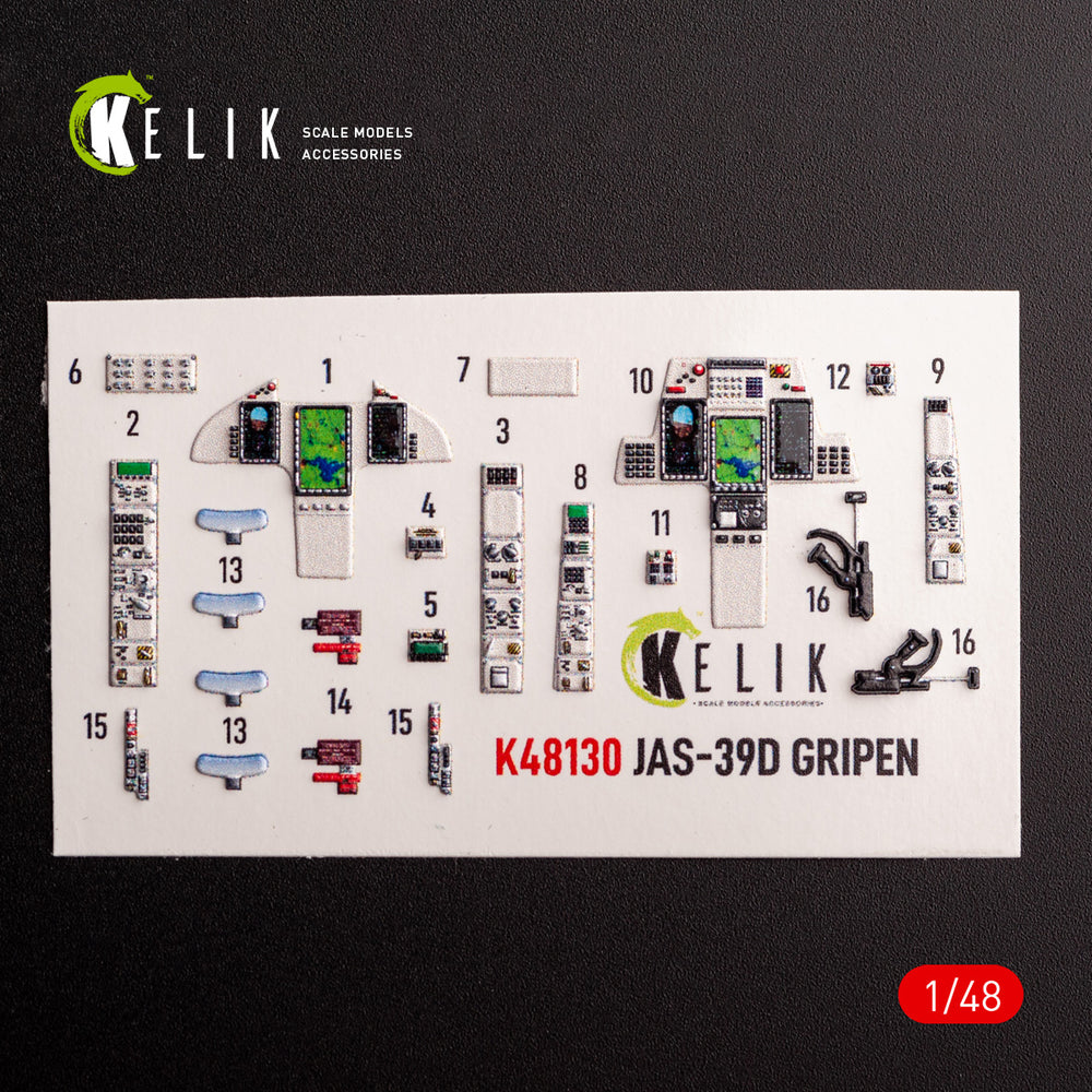 Kelik K3D48130 1:48 Jas-39 D