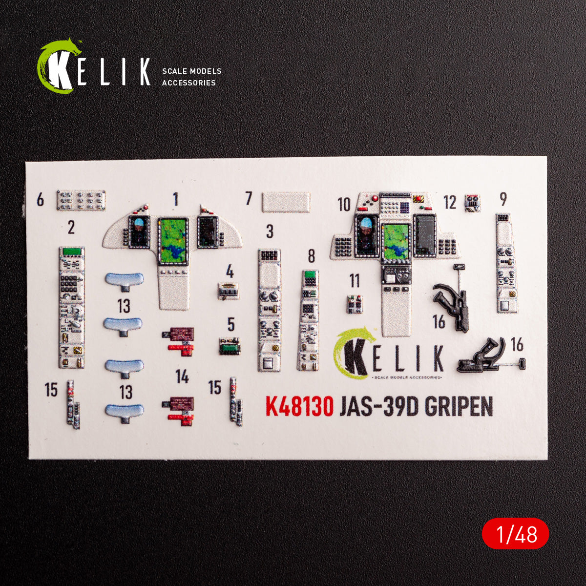 Kelik K3D48130 1:48 Jas-39 D
