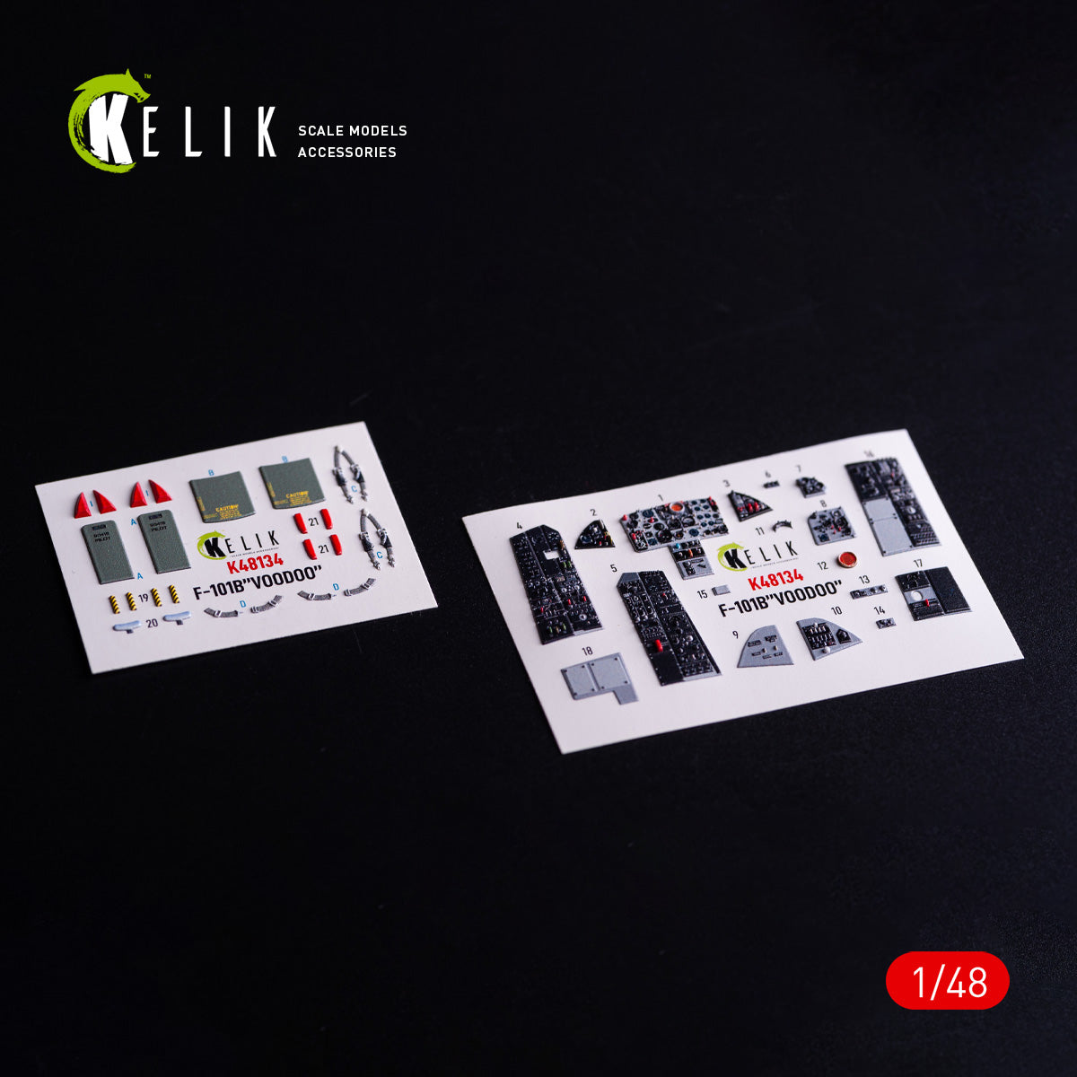 Kelik K3D48134 1:48 McDonnell F-101B VooDoo