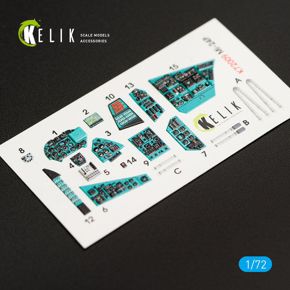 Kelik K3D72009 1:72 Mil Mi-4P interior