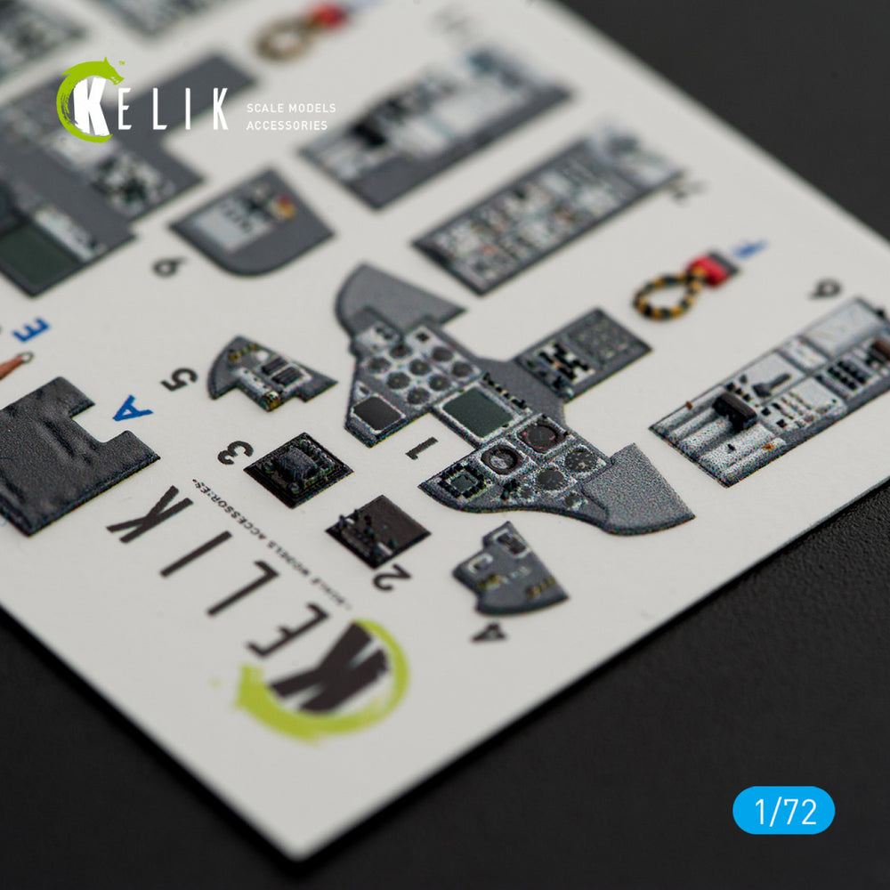 Kelik K3D72021 1:72 Panavia Tornado F.3 Interior 3D Decal
