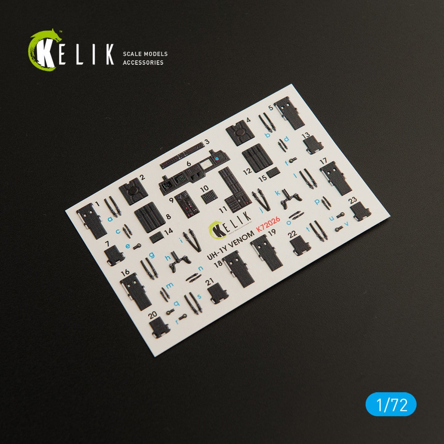 Kelik K3D72026 1:72 Bell UH-1Y Venom interior