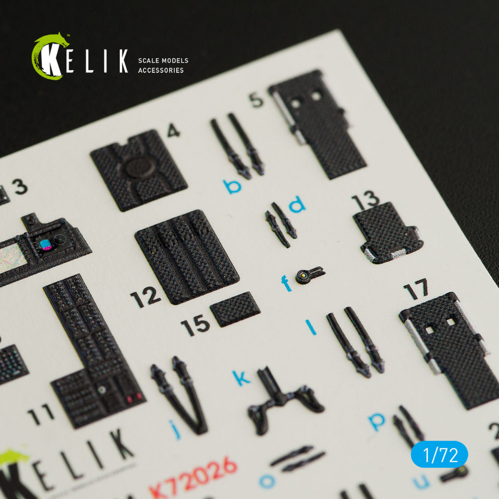 Kelik K3D72026 1:72 Bell UH-1Y Venom interior