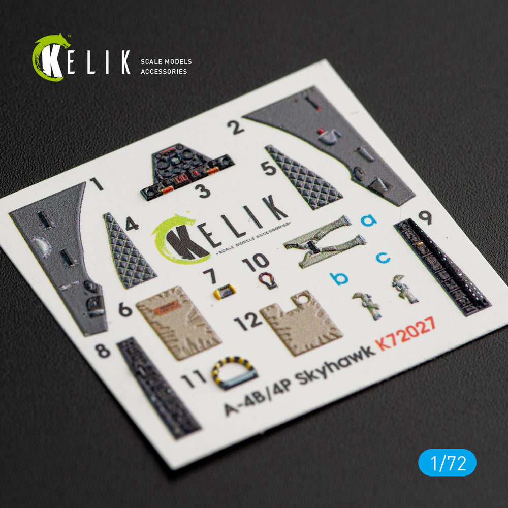Kelik K3D72027 1:72 Douglas A-4B/A-4P) Skyhawk interior