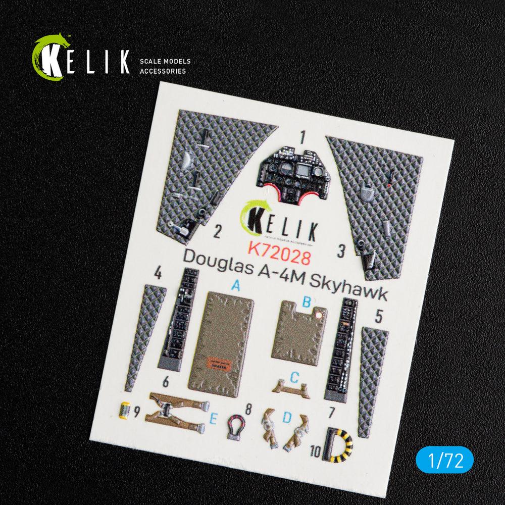 Kelik K3D72028 1:72 Douglas A-4M Skyhawk interior