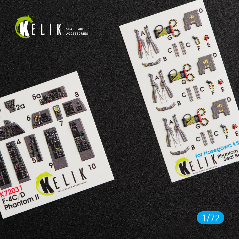 Kelik K3D72031 1:72 McDonnell F-4C/F-4D) Phantom II interior