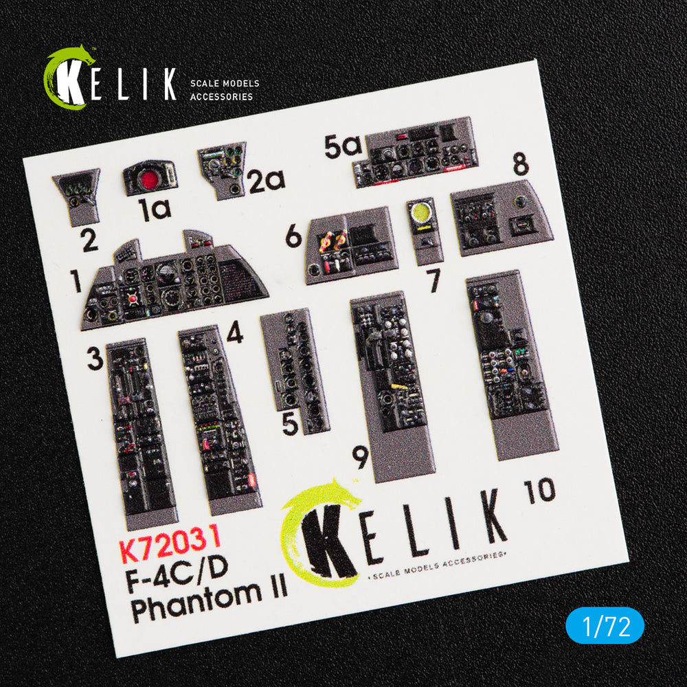 Kelik K3D72031 1:72 McDonnell F-4C/F-4D) Phantom II interior