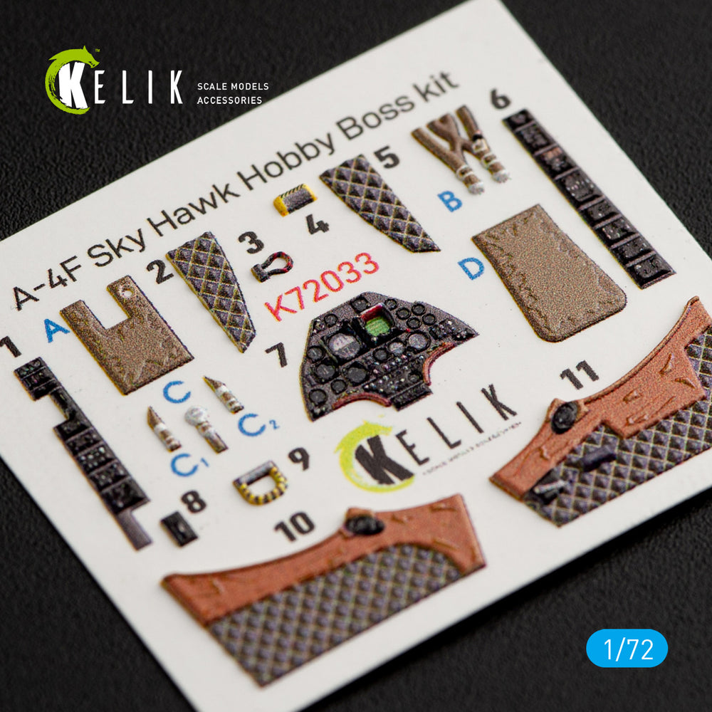 Kelik K3D72033 1:72 Douglas A-4F Skyhawk interior
