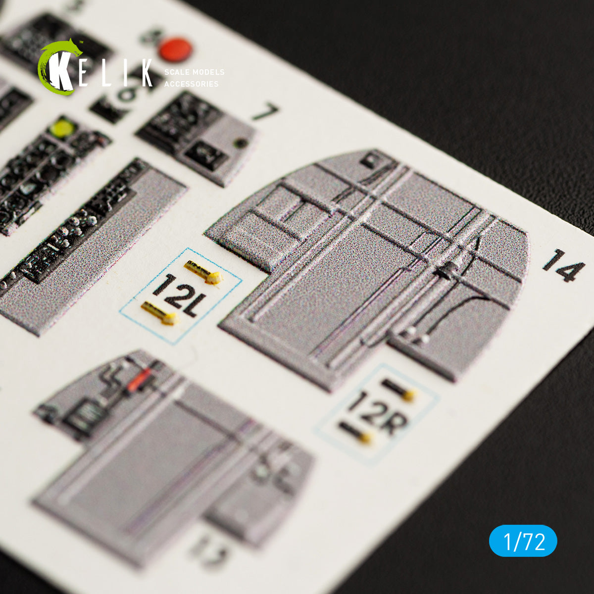 Kelik K3D72034 1:72 McDonnell RF-4E Phantom II interior