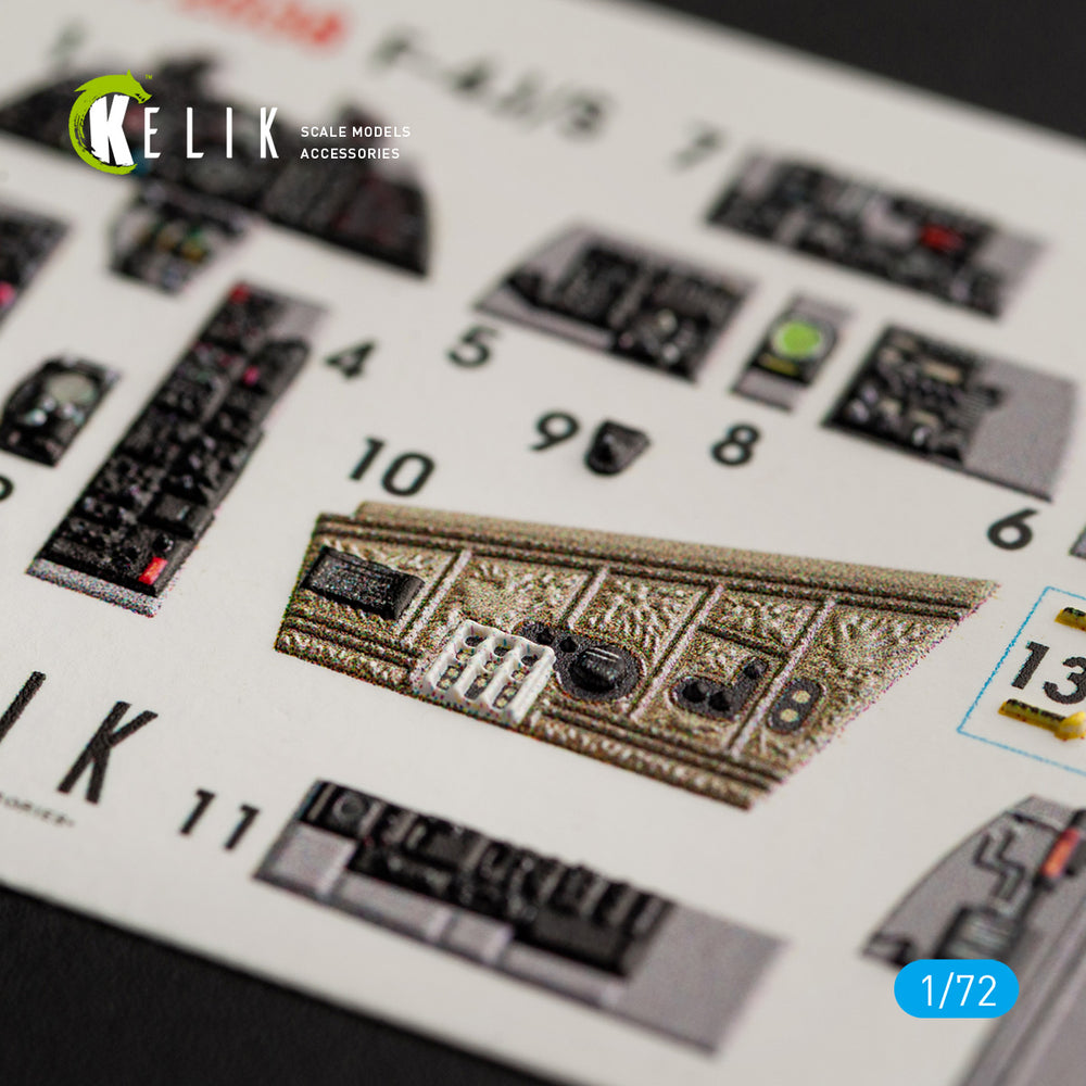 Kelik K3D72038 1:72 McDonnell F-4J/S Phantom II interior