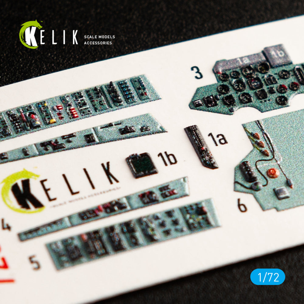 Kelik K3D72040 1:72 Sukhoi Su-27 interior