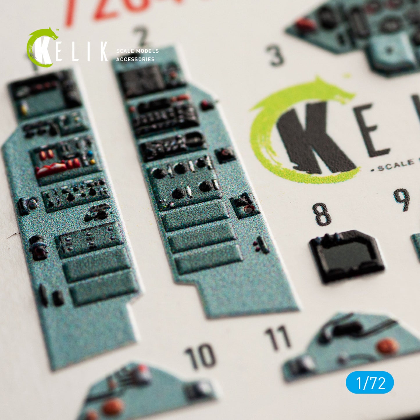 Kelik K3D72041 1:72 Sukhoi Su-27UB interior