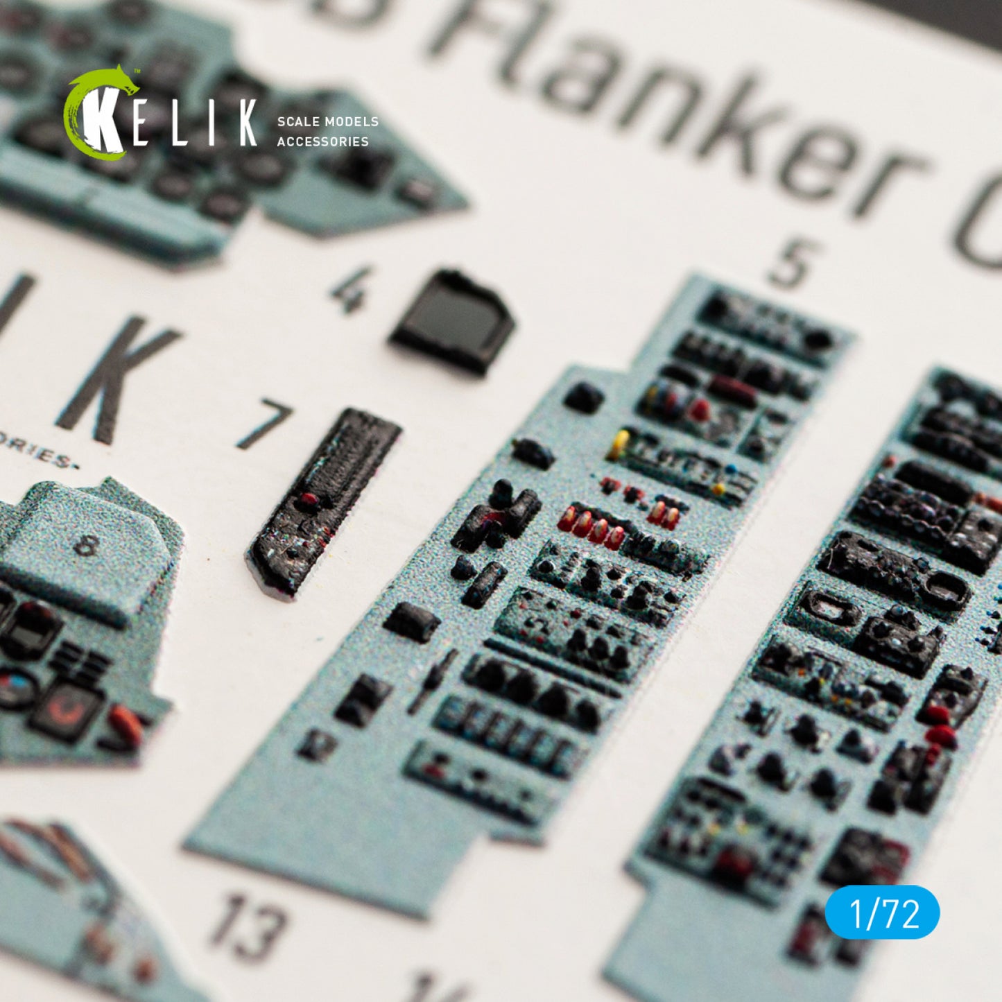 Kelik K3D72041 1:72 Sukhoi Su-27UB interior
