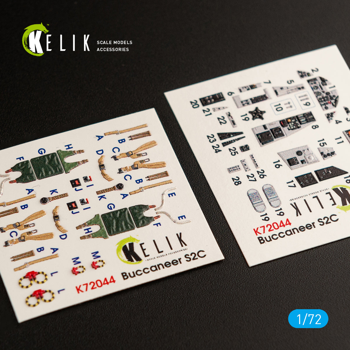 Kelik K3D72044 1:72 Blackburn Buccaneer S.2C interior