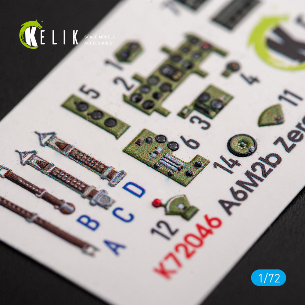 Kelik K3D72046 1:72 Mitsubishi A6M2B Zero