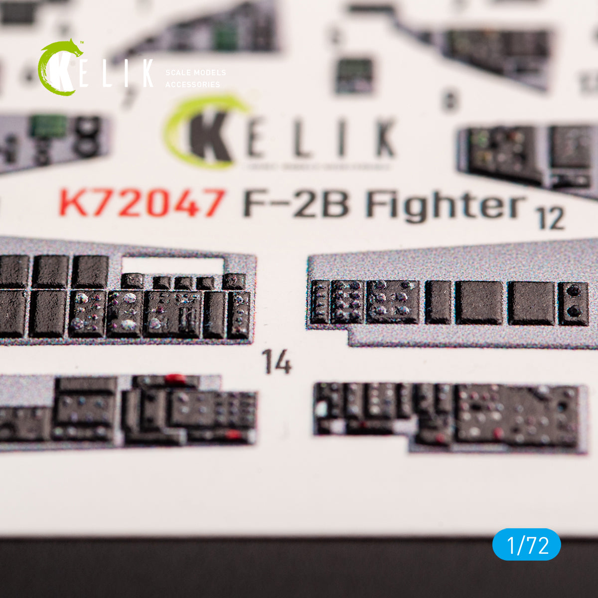 Kelik K3D72047 1:72 JASDF Mitsubishi F-2B Fighter interior