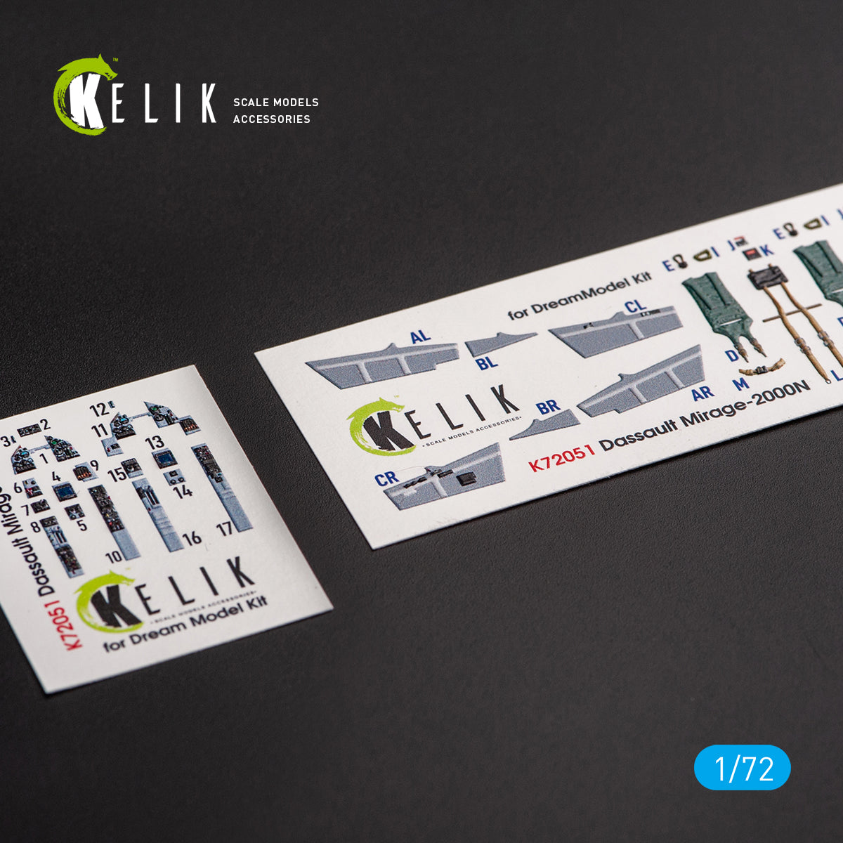Kelik K3D72051 1:72 Dassault_Mirage