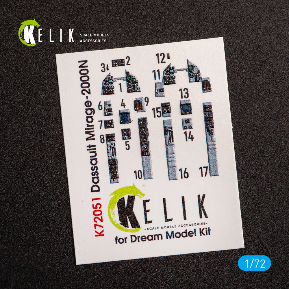 Kelik K3D72051 1:72 Dassault_Mirage