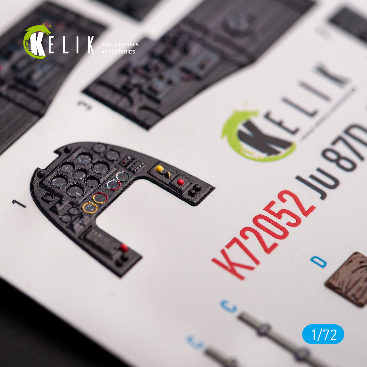 Kelik K3D72052 1:72 Junkers Ju-87D-3N/D-7 'Stuka' interior