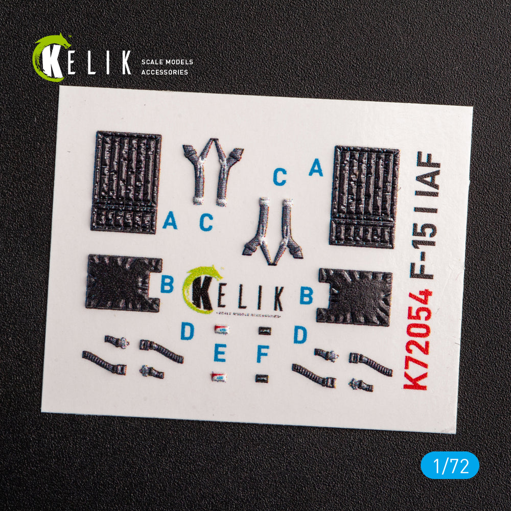Kelik K3D72054 1:72 McDonnell F-15I Eagle IAF Ra`am