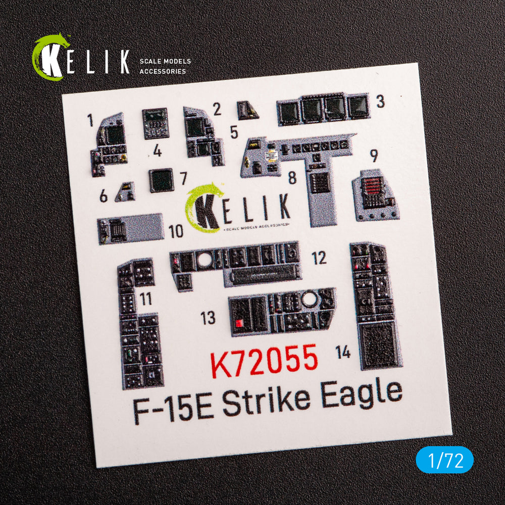 Kelik K3D72055 1:72 McDonnell F-15E Strike Eagle