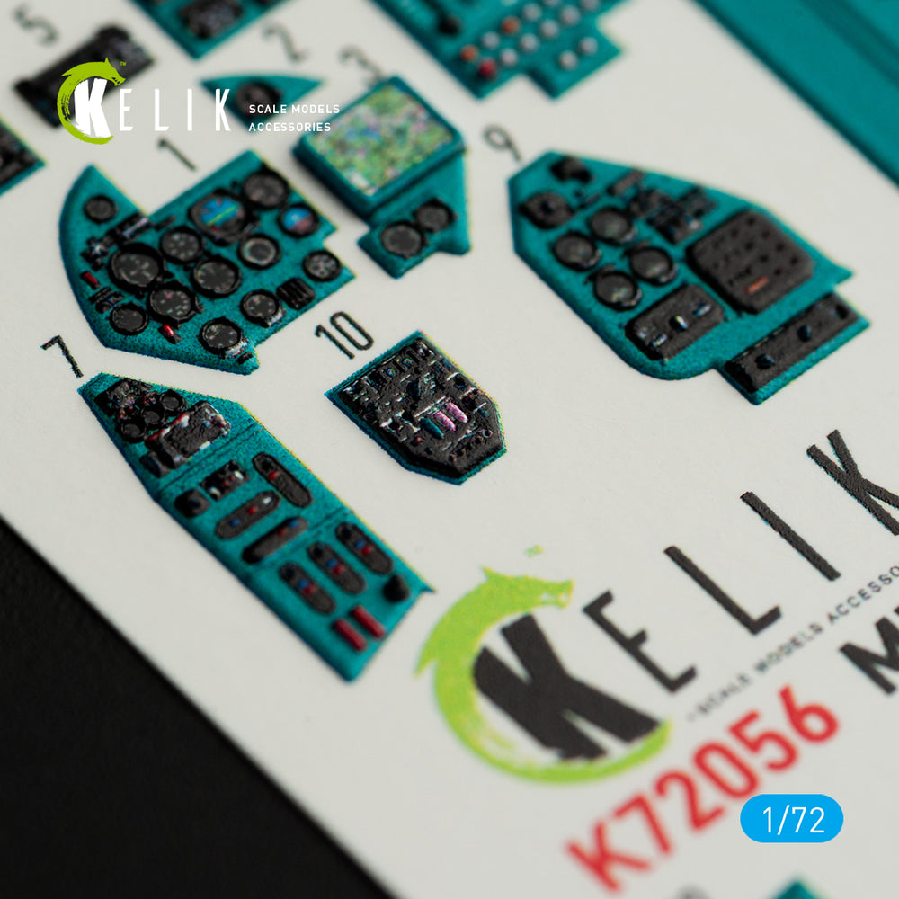 Kelik K3D72056 1:72 Mil Mi-24V interior