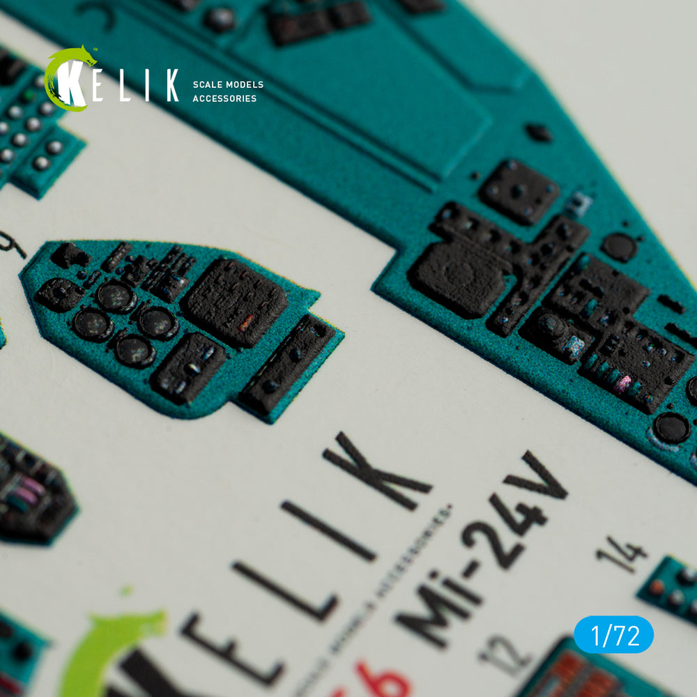 Kelik K3D72056 1:72 Mil Mi-24V interior
