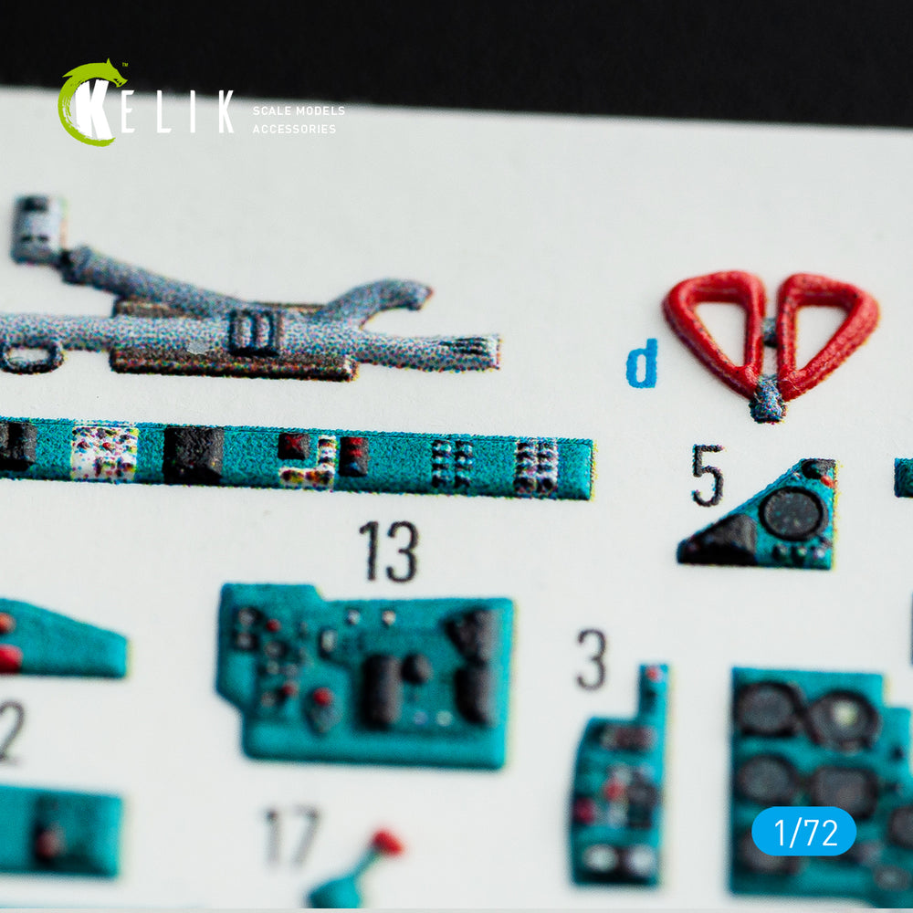 Kelik K3D72057 1:72 Mikoyan MiG-23ML/MiG-23MLA interior