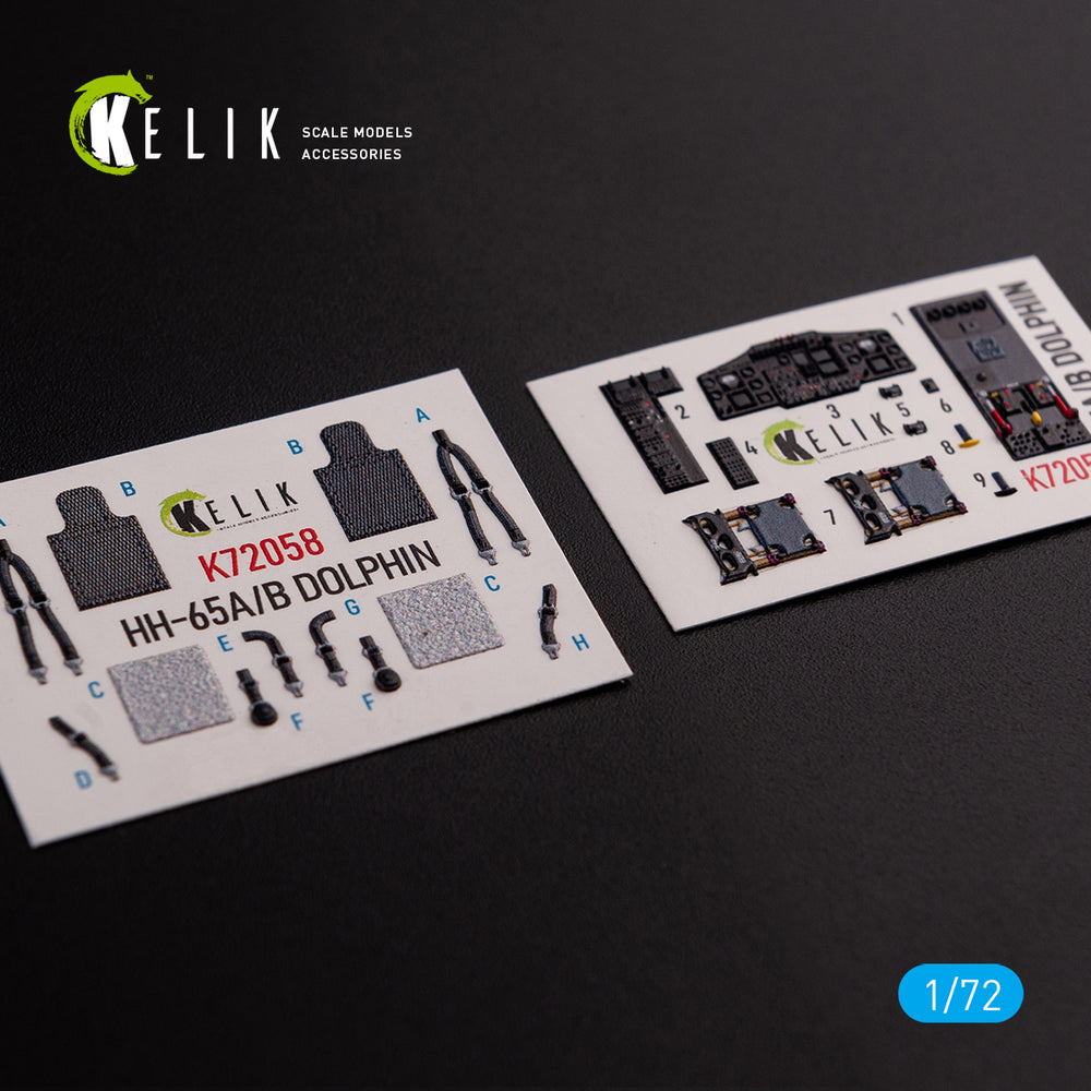 Kelik K3D72058 1:72 HH-65A/B Dolphin interior