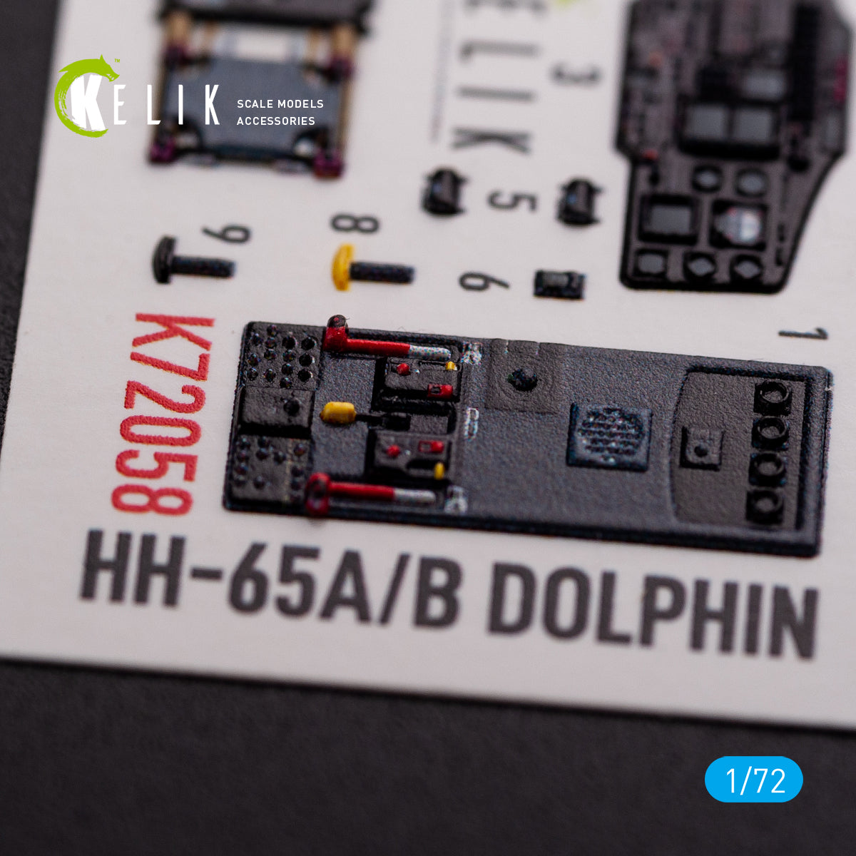 Kelik K3D72058 1:72 HH-65A/B Dolphin interior
