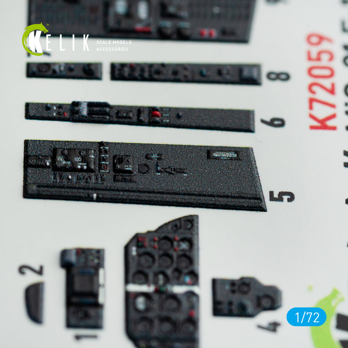 Kelik K3D72059 1:72 Mikoyan MiG-21F-13 interior