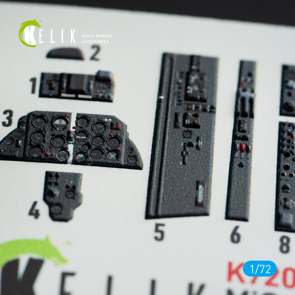 Kelik K3D72059 1:72 Mikoyan MiG-21F-13 interior