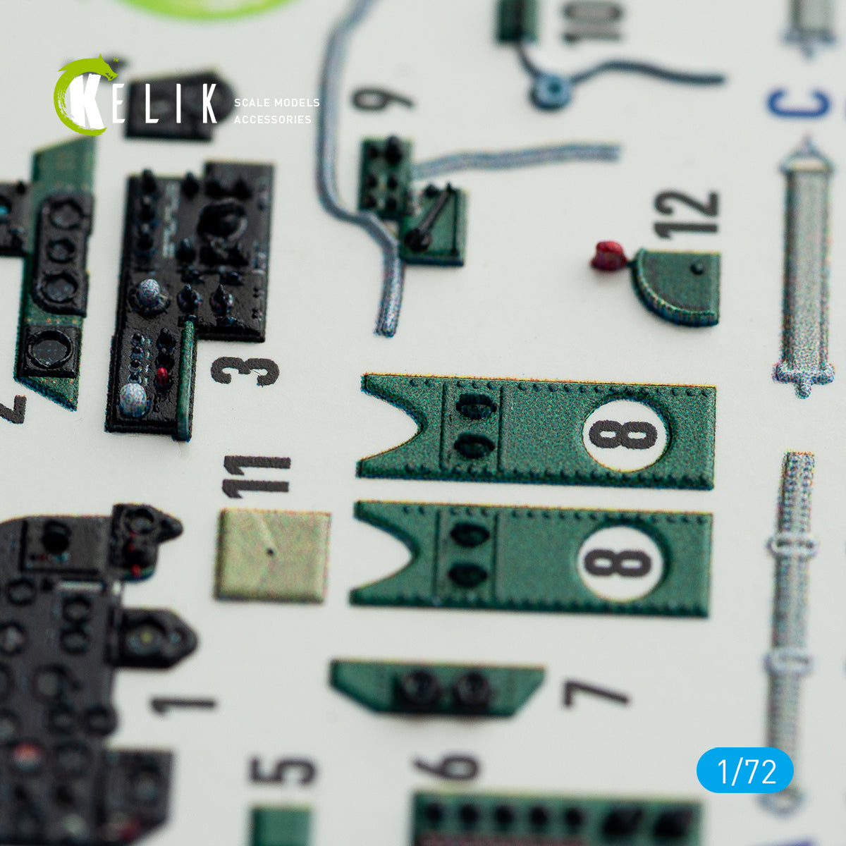 Kelik K3D72060 1:72 Aichi M6A1 Seiran and Nanzan interior