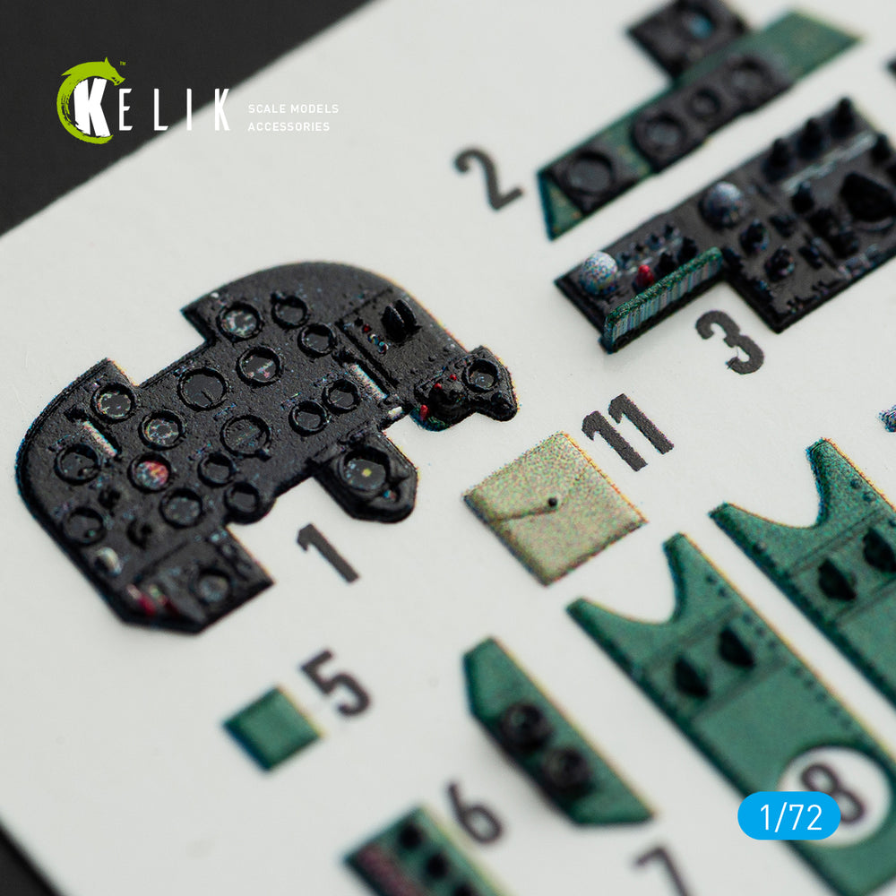 Kelik K3D72060 1:72 Aichi M6A1 Seiran and Nanzan interior