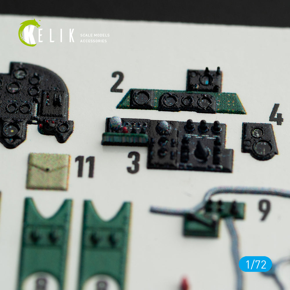 Kelik K3D72060 1:72 Aichi M6A1 Seiran and Nanzan interior