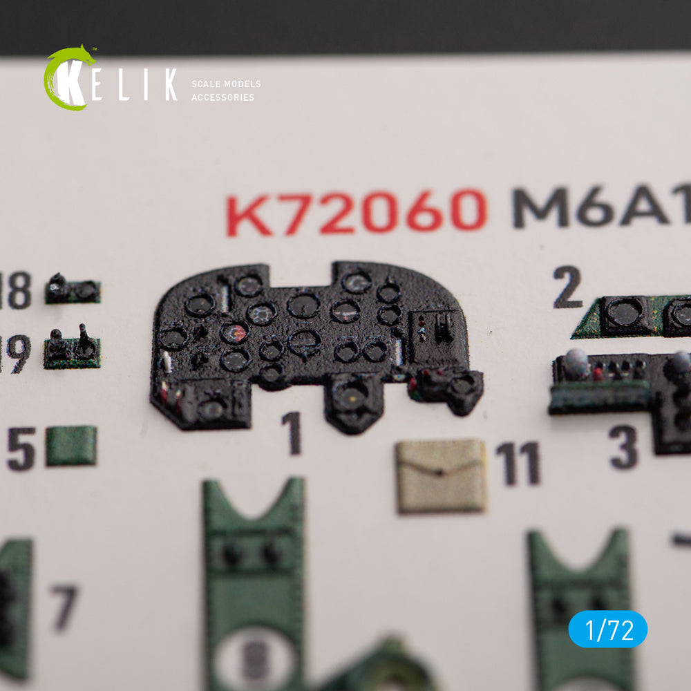Kelik K3D72060 1:72 Aichi M6A1 Seiran and Nanzan interior